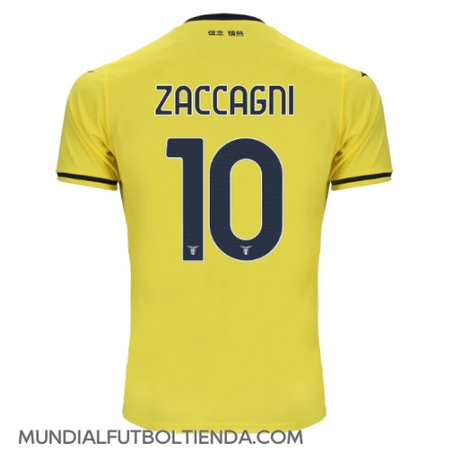 Camiseta Lazio Mattia Zaccagni #10 Segunda Equipación Replica 2024-25 mangas cortas